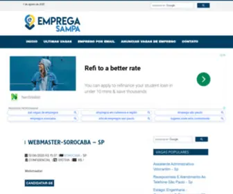 Empregasampa.com(Emprega Sampa) Screenshot
