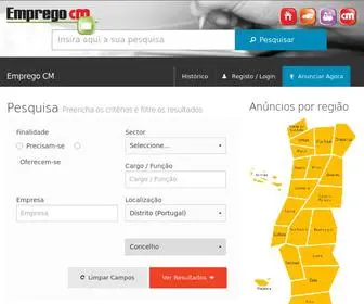 Empregocm.pt(Portugal) Screenshot