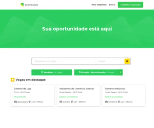 Empregor.com.br(Empregor) Screenshot