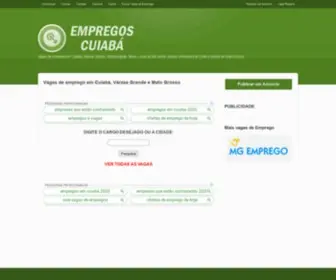 Empregoscuiaba.com(Vagas de Emprego em Cuiabá e todo Estado) Screenshot