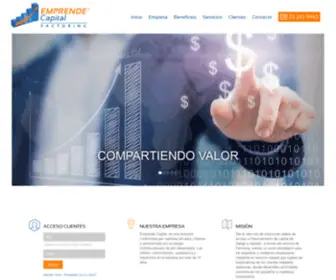 Emprendecapital.cl(Emprende Capital) Screenshot