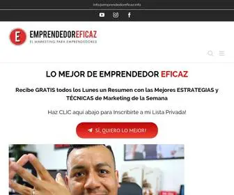 Emprendedoreficaz.info(Marketing Estrategico para Emprendedores) Screenshot