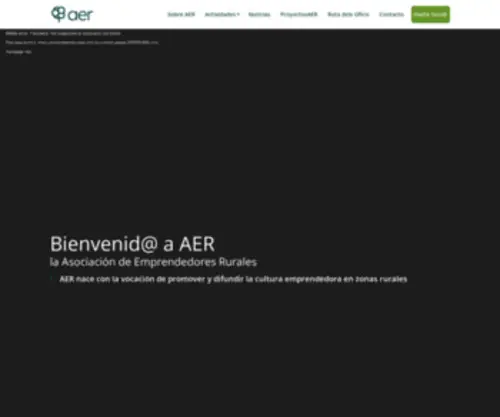 Emprendedoresrurales.com(Comunidad de Emprendedores Rurales) Screenshot