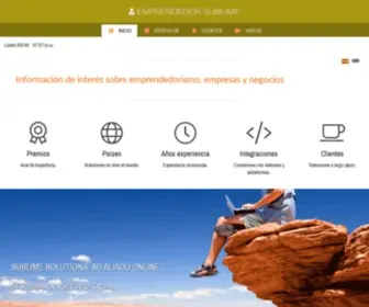 Emprendedorsublime.com(Portal del Emprendedor) Screenshot