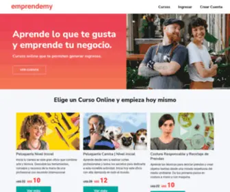 Emprendemy.com(Cursos online con salida laboral) Screenshot