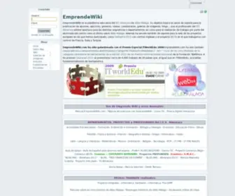 Emprendewiki.com(Plataforma educativa del IES Almenara de Vélez Málaga (Málaga) Screenshot