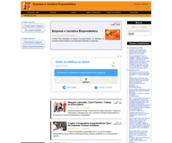 Empresaeiniciativaemprendedora.com(Empresa e Iniciativa Emprendedora) Screenshot