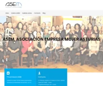 Empresamujer.com(ASEM Asociación Empresa Mujer) Screenshot