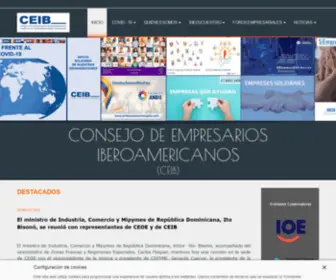 Empresariosiberoamericanos.org(Consejo de Empresarios Iberoamericanos) Screenshot