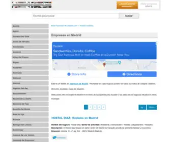 Empresas-DE-Madrid.com(Empresas en Madrid) Screenshot
