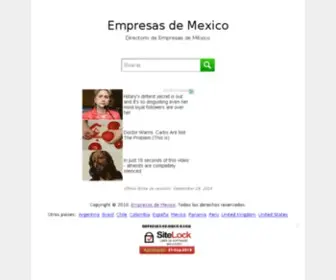 Empresas-DE-Mexico.com(Empresas de Mexico) Screenshot