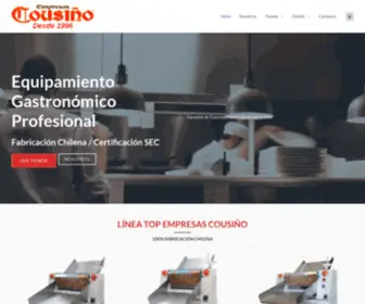 Empresascousino.com(Equipamiento Gastronómico Cousiño) Screenshot