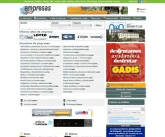 Empresasdegalicia.es(Empresas de Galicia) Screenshot