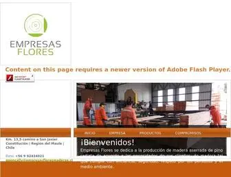 Empresasfloresmaderas.cl(Empresas Flores) Screenshot