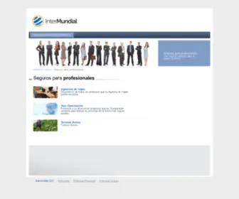 Empresasintermundial.es(Intermundial especialistas en seguros para el sector turistico) Screenshot
