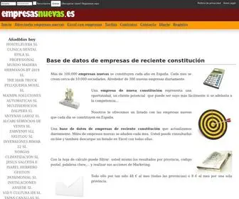 Empresasnuevas.es(Sociedades espaÃ±olas) Screenshot