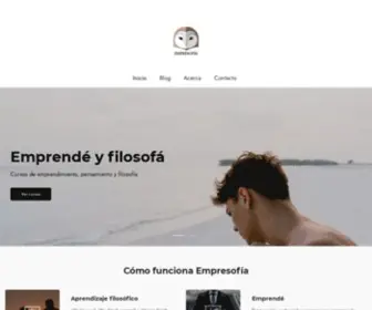 Empresofia.com(Empresofía) Screenshot