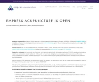 Empressacupuncture.com(Empress Acupuncture) Screenshot