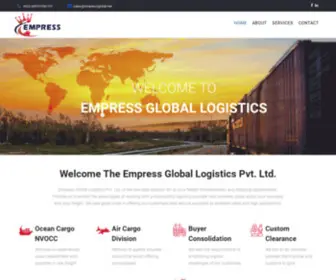 Empressglobal.net(Empress Global Logistics) Screenshot