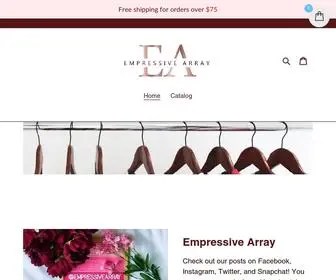 Empressivearray.com(Empressive Array) Screenshot