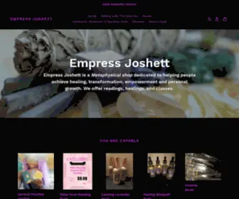 Empressjoshett.com(Empress Joshett) Screenshot