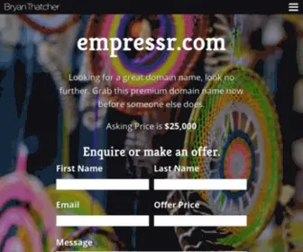 Empressr.com(Bryan Thatcher) Screenshot