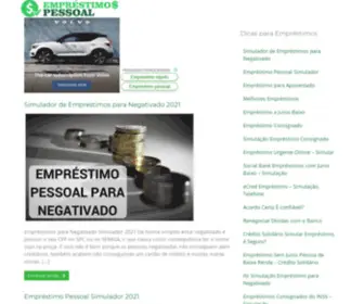 Emprestimospessoal.net(Guia Completo para Você Pegar um Empréstimo em 2022 com SEGURANÇA) Screenshot