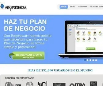 Empreware.com(Empreware Plan de Negocio) Screenshot