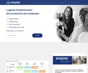 Emprez.net(Logiciel de gestion du temps de travail pour entreprise) Screenshot