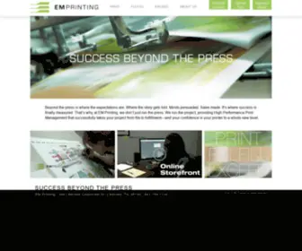 Emprinting.com(EM Printing) Screenshot