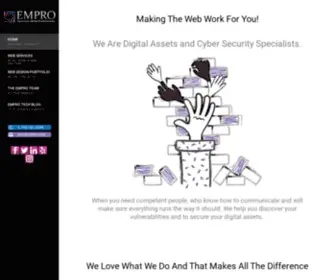 Empro.com(Empro Web Development) Screenshot