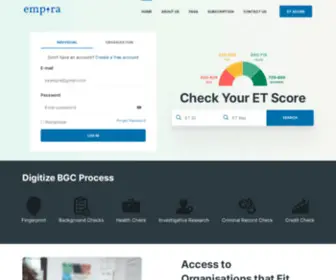 Emptra.com(Best Background Check Company) Screenshot