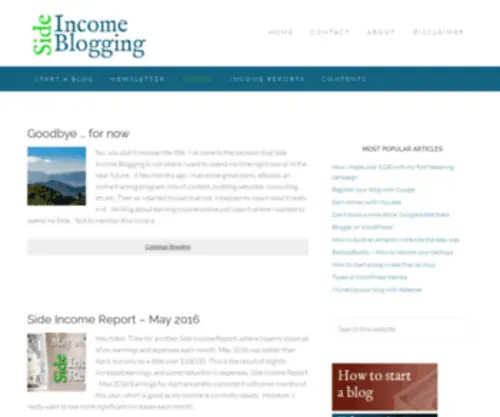 Emptycabinmedia.com(Side Income Blogging) Screenshot