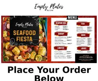 Emptyplatesbylisa.com(Empty Plates by Lisa) Screenshot