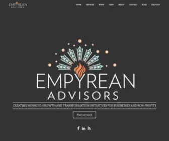 Empyrean-Advisors.com(Creating Winning Growth and Transformation Initiatives for Businesses and Non) Screenshot