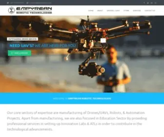 Empyrotech.com(Empyrean Robotic Technologies) Screenshot