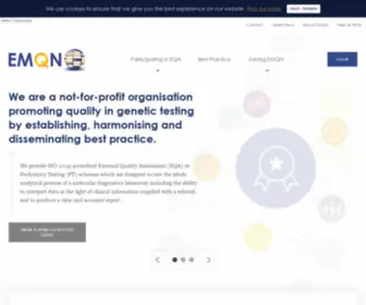 EMQN.org(Home) Screenshot