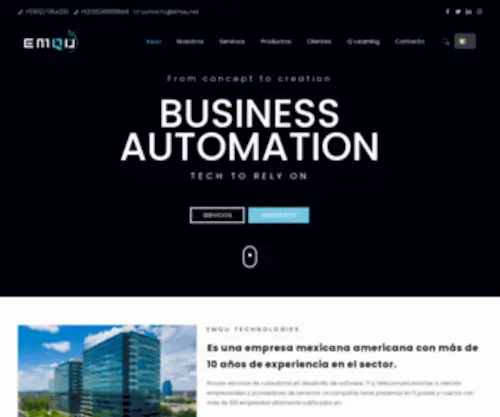 Emqu.net(We are a qualified technology and communication company) Screenshot