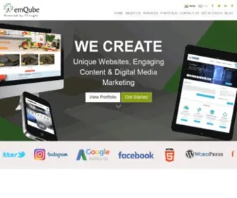 Emqubeweb.com(Website Designing) Screenshot
