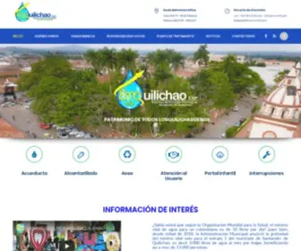 Emquilichao.gov.co(EMQUILICHAO E.S.P) Screenshot