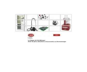 EMR-France.com(Vente pièces détachées électroménager) Screenshot