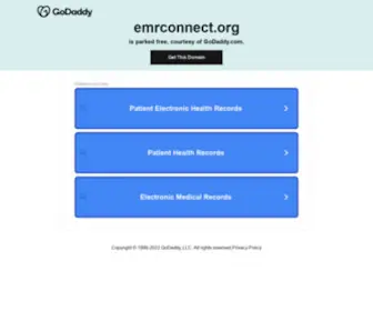 Emrconnect.org(Business profile for provided by Network Solutions) Screenshot