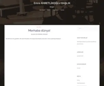 Emreahretlik.com(Ana Sayfa) Screenshot