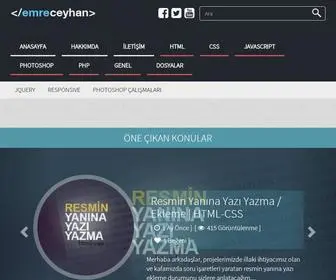Emreceyhan.net(Emre Ceyhan) Screenshot