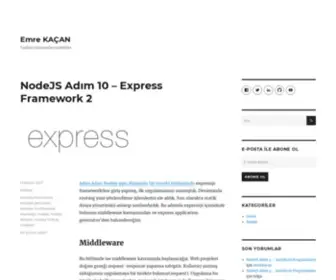 Emrekacan.net(Emre KAÇAN) Screenshot