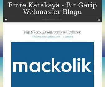 Emrekarakaya.com.tr(Webmaster Blog) Screenshot