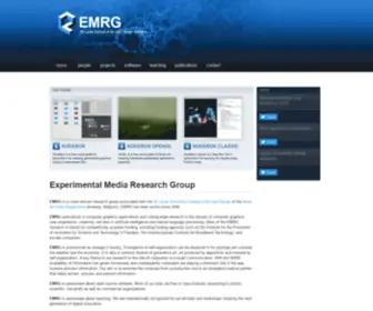 EMRG.be(Experimental Media Research Group) Screenshot