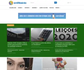 Emribeirao.com(Em Ribeirão) Screenshot