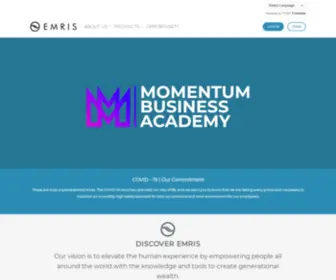 Emrisinternational.com(The Business School of The 21st Century) Screenshot