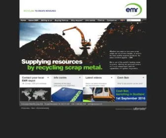 EMRLTD.com(Scrap Metal Recycling & Scrap yards) Screenshot